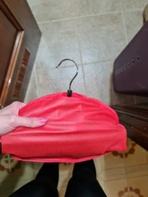 Bolsa de pelo negro Rosa Alileader con soporte de almacenamiento de peluca para pelucas, accesorios de peluca transparentes no tejidas, bolsa de almacenamiento para pelucas