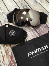 Ski-Goggles Glasses Anti-Fog Sport X-TIGER Uv400-Protection Magnetic Double-Layers Outdoor