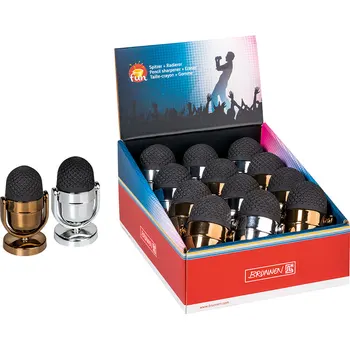 

Sharpener Brunnen microphone, with eraser, double, 4x7 cm