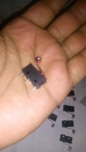 Mini Interruptor de Límite Micro palanca con rodillo de bisagra, 10 Uds.