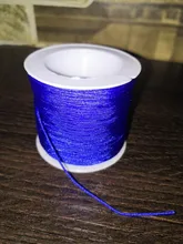 50 metros 0,8mm Cordón de Nylon hilo nudo chino Macrame cable pulsera trenzada cuerda manualidades con abalorios joyería de DIY cable del hilo de rosca