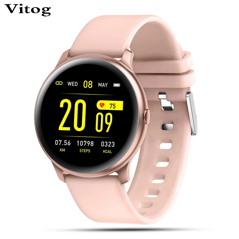 

VITOG KW19 Smart Watch Fitness Tracker Messages Reminder Smart Bracelet Multi-Function Waterproof Sports Wristband for Men Women