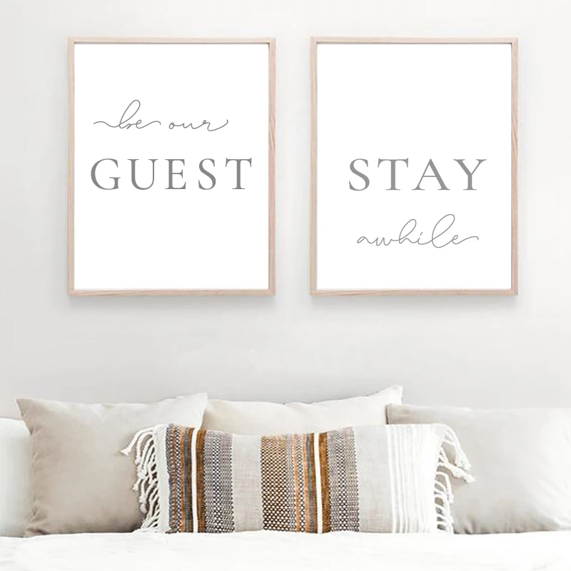 Be Our Guest Stay Awhile Guest Room Sign Be Our Guest Sign Stay Awhile Sign Bedroom Wall Art Guest Room Sign Bedroom Decor Signs Wall Hangings Stokfella Com
