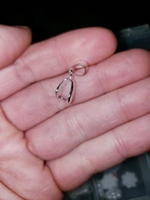 10 unids/lote de cierre de Clip para colgante, hebilla de semillas de melón, abalorio de cobre para Conector colgante, cuentas, accesorios de joyería, componente de joyería artesanal