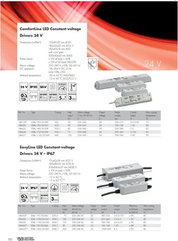 

VOSSLOH 186625 EDXe 160/24.058 POWER SUPPLY 60W 24V IP20 SELV 220-240V