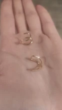 Yobest 5 unids/set 2019, pendientes a la moda con forma de hoja dorada, pendientes con Clip para oreja, pendientes para mujeres trepadoras sin Piercing, pendientes falsos de cartílago