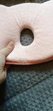 Almohada para Recién Nacido suave bebé enfermería previene la memoria de la cabeza plana cojín de espuma que forma la almohada posicionador para dormir proteger