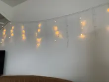 String-Lights Curtain Droop Icicle Outdoor-Decoration Christmas Garden Party 220V Drop-5m