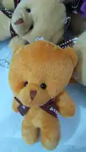 Doll Toy Keychain Pendant Plush-Toy Teddy Stuffed Soft 10PCS Gifts Cotton PP Bear 12cm