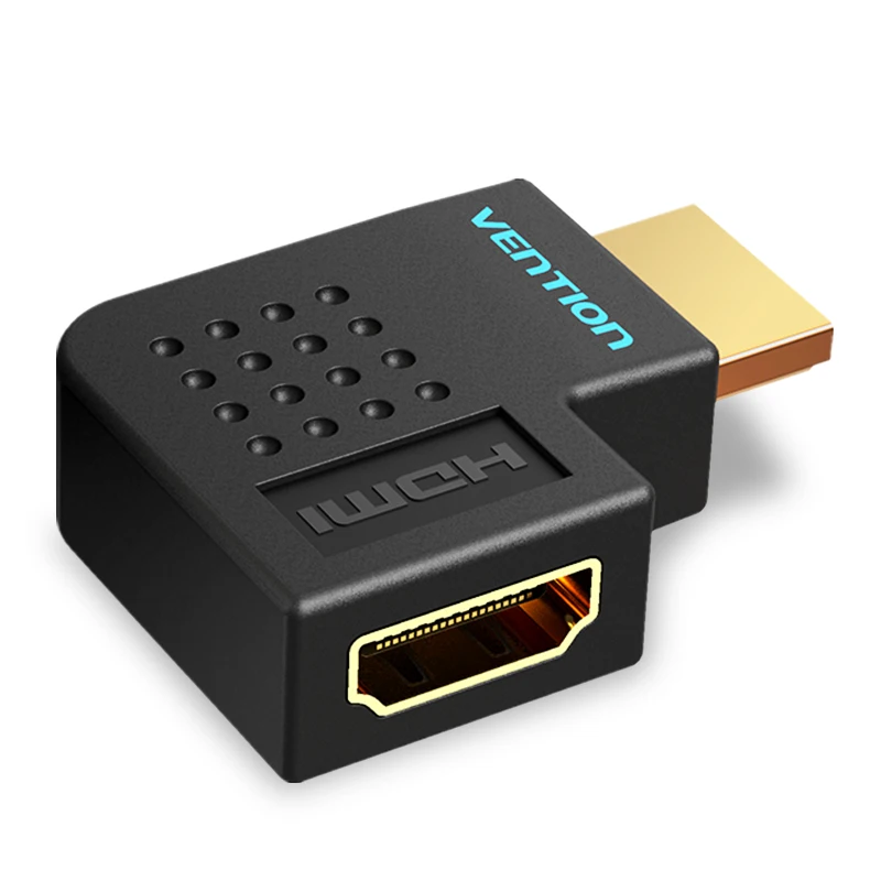 Адаптер-переходник Vention HDMI v2.0 19M/19F угол 270 AICB0 | Компьютеры и офис