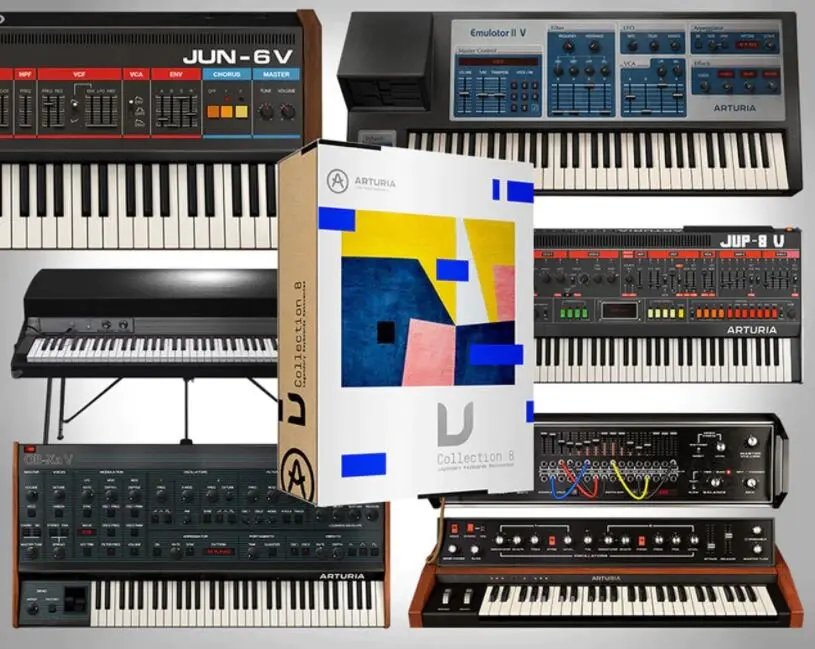Arturia V-Colección de 8✅Windows y Mac✅Liftetime licencia✅