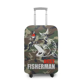 

Suitcase cover 3D best fisherman