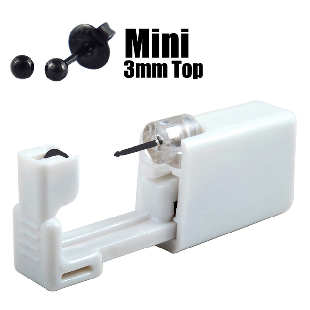 Disposable Self Ear Piercing Gun Sterile Cartilage Tragus Helix Piercing Unit NO PAIN Piercer Tool Machine Kit With Stud