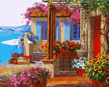

Painting by Numbers Premium: Райский patio