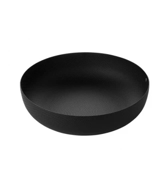 

Round Basket TEXTURE black 29cm