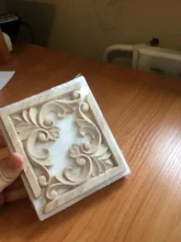 Wood-Figurines Furniture Rubber-Wood Unpainted Window-Corner Carved Onlay European Long