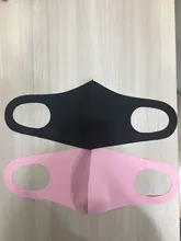 Mascarilla facial de algodón lavable, 1/2/4/8/16 Uds., a la moda, antipolvo, negra/gris/rosa