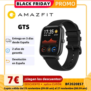 

Amazfit GTS smart watch(reloj inteligente mujer hombre GPS bluetooth deporte exterior android IOS reloj xiaomi)[Versión Global]