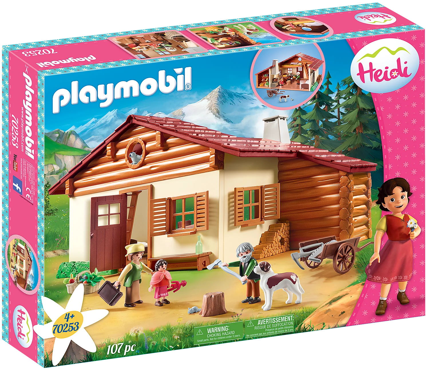 Playmobil®70253 Heidi In Alpine Cabin 