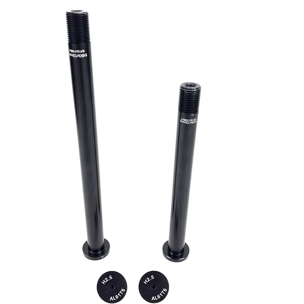 Thru-Axle шпажки дорожный велосипед 12x142 100x12 мм MTB заднее колесо Резьба QR с фиксатором 163 мм ось