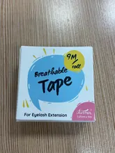 FUNMIX-Cinta de respiración para pestañas injertadas, cinta de aislamiento con agujeros, transpirable, resistente, 4 Uds.