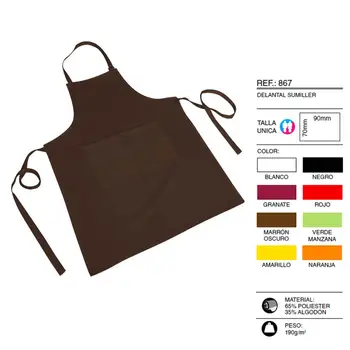 

APRON WAITER UNISEX APRONS KITCHEN APRON WAITER CHEF 70mm x 90mm - Ref.867