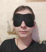 BYEPAIN-mascarilla 3D para dormir, máscara de algodón transpirable con relleno para dormir, los ojos con parche para bloqueo de luz, 1 Uds.