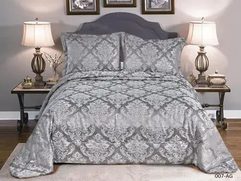 

Bedspread Martin color: gray (240x260 cm)