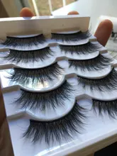 SEXYSHEEP-pestañas postizas 3D, 5/8/10 pares, naturales, voluminosas, maquillaje