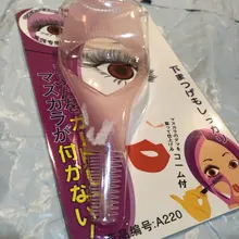 Guía aplicador de máscara 3 en 1, nuevo peine para pestañas, cepillo cosmético, rizador, WH998