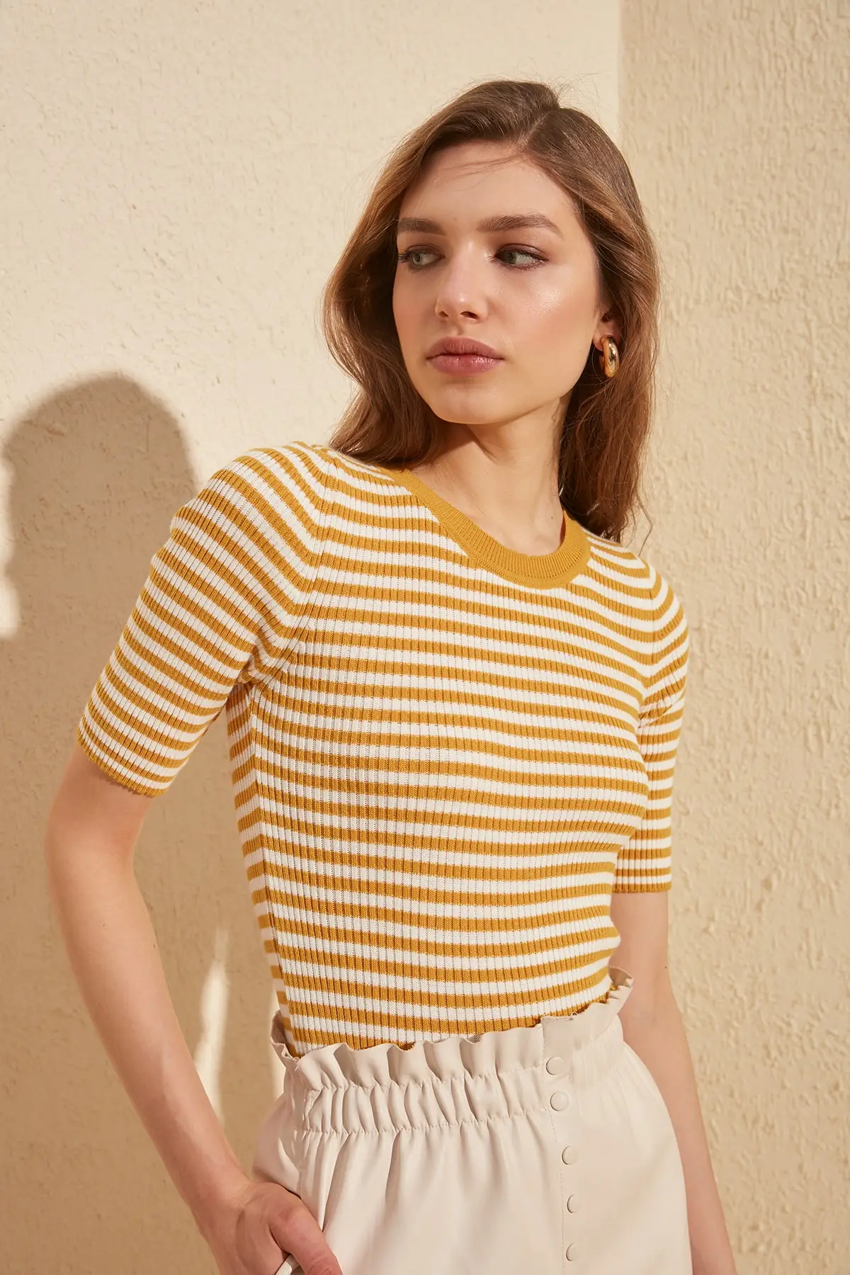 Трикотажная одежда в полоску |