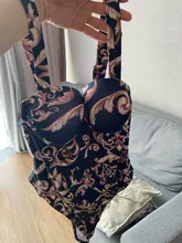 One-Piece Swimsuit Beach-Pool Push-Up Print Body Female Sexy Womens Summer Closed