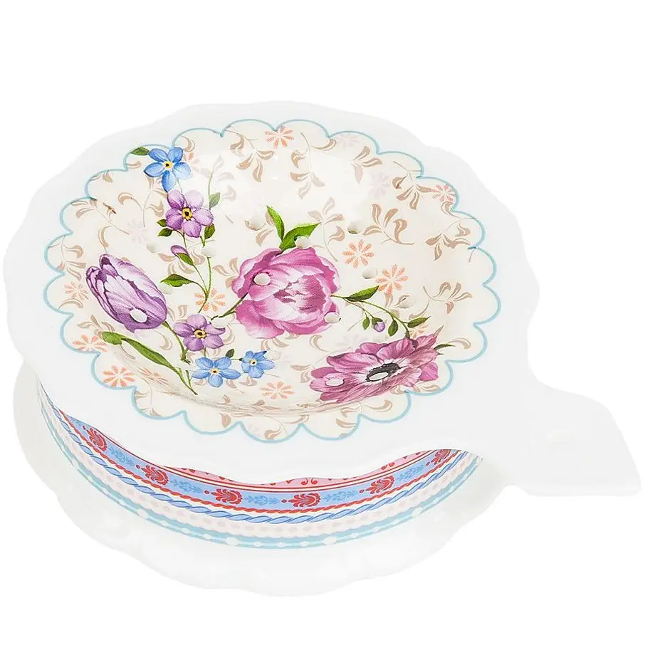 Stand under the tea bag &quotcolorful tulips&quot 13 х10 cm HMS &quotnouvelle&quot | Дом и сад
