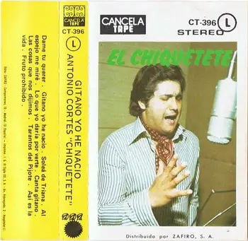 

Antonio Cuts Chiquetete-Gypsy I was born-Cancels 1982