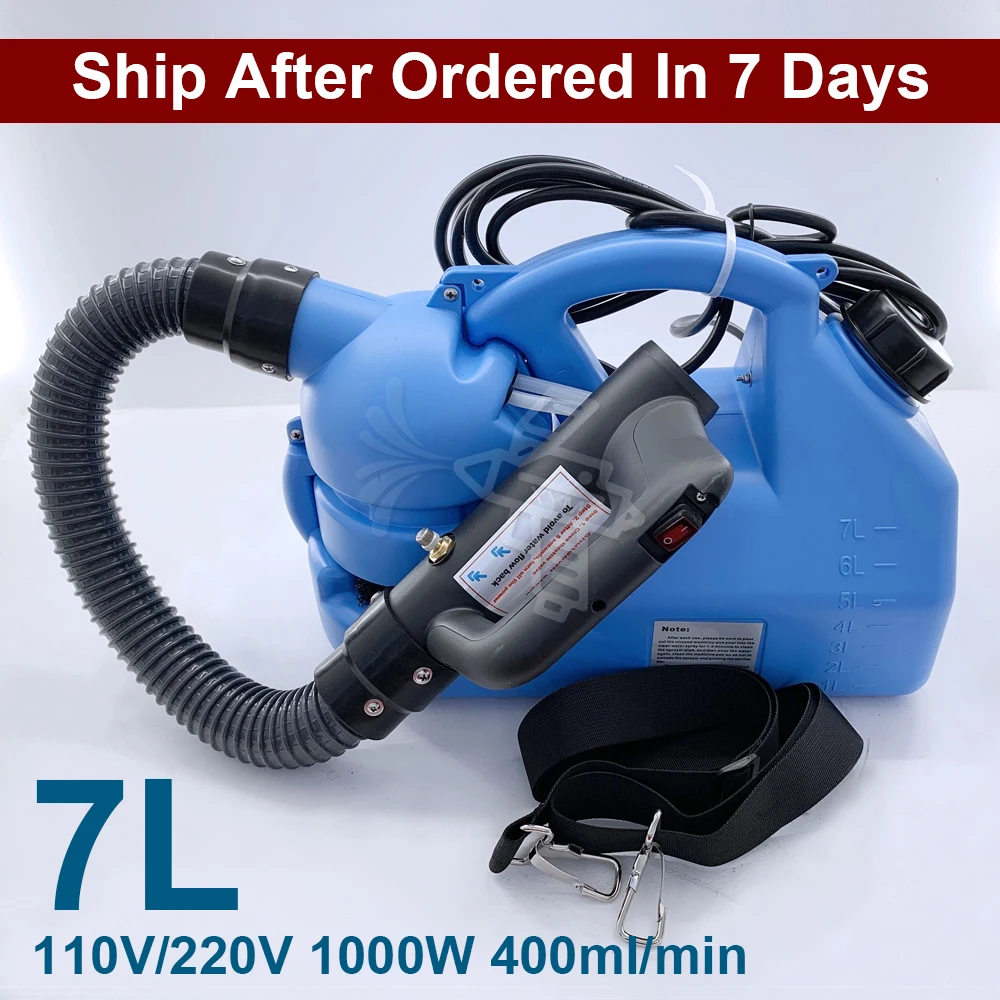 1 Pack 7L Fogger Machine In Stock Ultra Low Volume Electric Portable