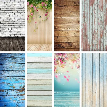 

Wooden Planks Flower Photography Background Cloth Texture Backdrop Studio Decor Video Photo Studio Photography Accessories