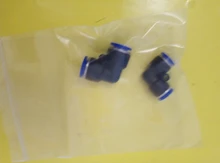 Conector neumático PV, manguera de aire/agua y conector de empuje de tubo de plástico de 4-16mm, conector rápido de manguera, adaptador de ángulo, enchufe 1 Uds