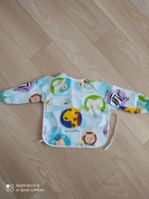 Babero de manga larga para bebés, accesorio de ropa de protección para niños, bufanda para infante, bandana con mangas, babero para bebé a prueba de agua, lavable