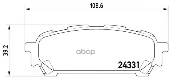 Колодки Тормозные Задние Brembo P78014 Brembo арт. P78014