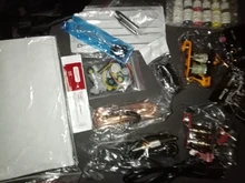 Kit completo de máquinas de tatuaje, pistola de tinta negra, fuente de alimentación, agarres, herramientas de arte corporal, conjunto de tatuaje, maquillaje permanente