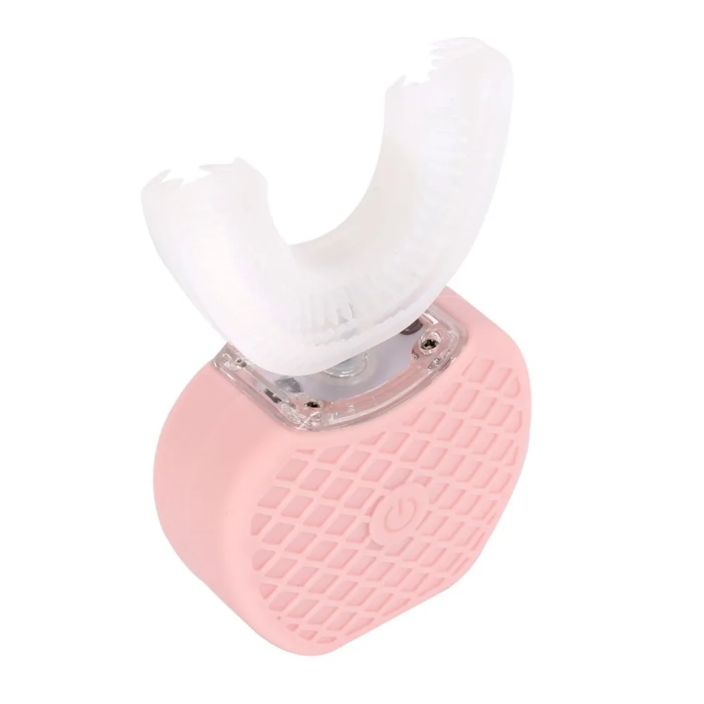 360 градусов Беспроводная usb зарядка ленивый автоматический Sonic силиконовая электрическая зубная щетка отбеливание зубов Чистящая Щетка инструмент для ухода за полостью рта