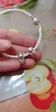 Nuevo 925 Plata niño niña de copo de nieve cazador de sueños de plumas oso zorro estrella del cielo cuentas Original pulsera de abalorios Pandora para manualidades joyería