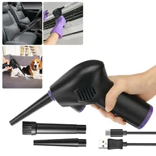 

USB Dust Blower Handheld Dust Wireless Air Duster Collector Rechargable Large Capacity Portable for PC Laptop Car Clean Keyboard