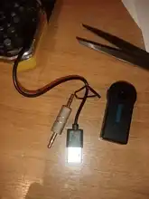 Adaptador receptor y transmisor con Bluetooth 5,0, con conector de 3,5mm para audio y música de coche, A2dp Aux, receptor de auriculares con manos libres
