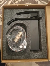 Faucet-Waterfall Vanity-Sink Washing-Taps Cold-Basin Chrome Bathroom Brass Rozin Single-Lever