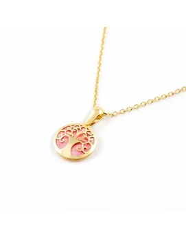 

Pendant Tree of life Pearl Pink (9Kts)