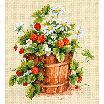 

55-12 set for embroidery 'wonderful needles 'Taste of summer! ', 24*26 cm