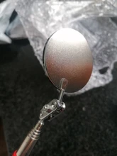 Lente de detección telescópica para coche, espejo redondo de inspección, herramienta de reparación 360, 50mm, 1 ud.