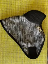 Gorros negros de invierno para correr, pañuelo Anti-UV para bicicleta, mascarilla deportiva de pesca, bufanda mágica de seda de hielo