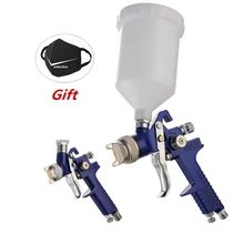 H-827 пистолет-распылитель 1,4 мм 1,7 мм 2,0 ММ Аэрограф HVLP Сталь насадка автомобили окраски мебели DIY набор для рисования авто ремонт инструмента